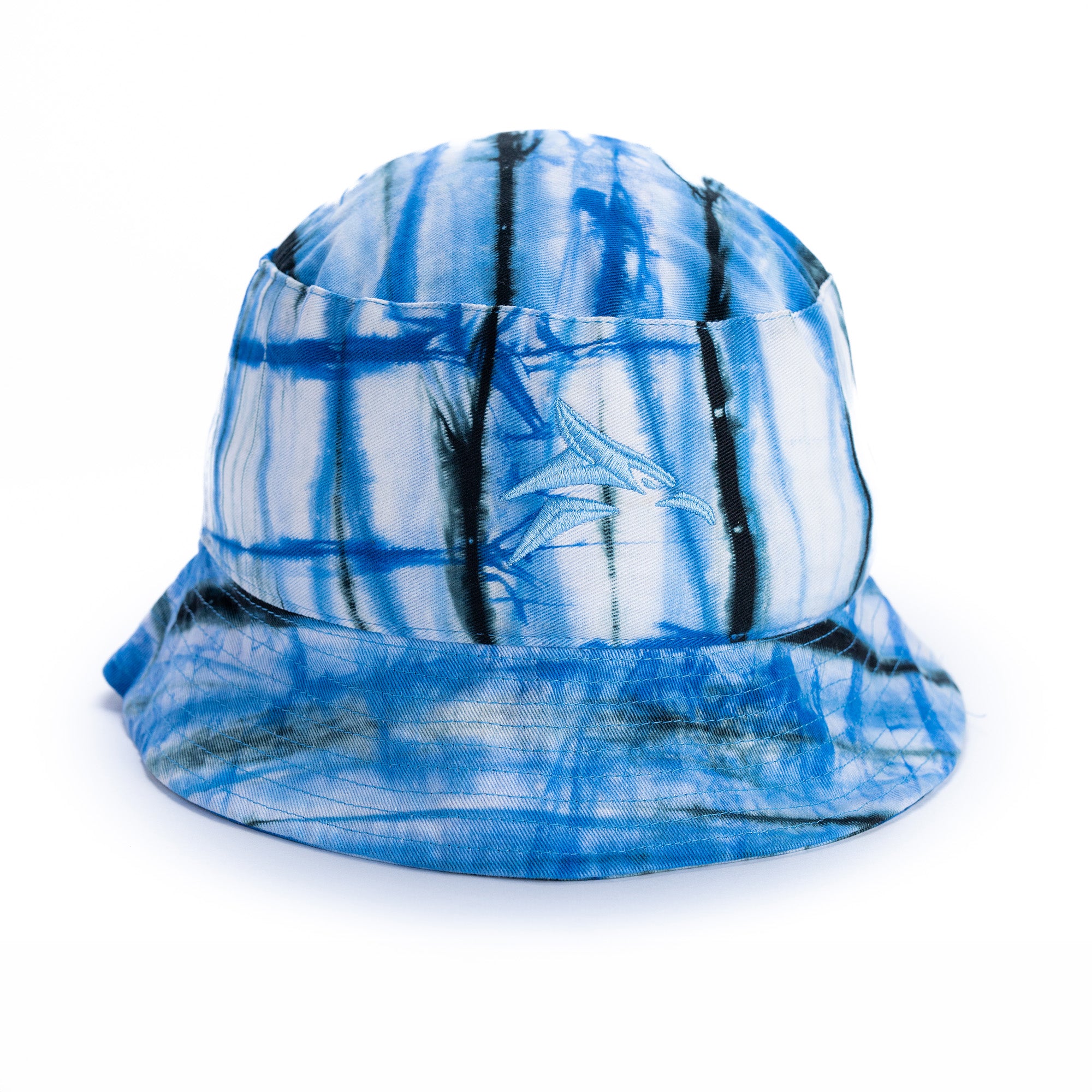 Blue Tie-Dye Bucket Hat