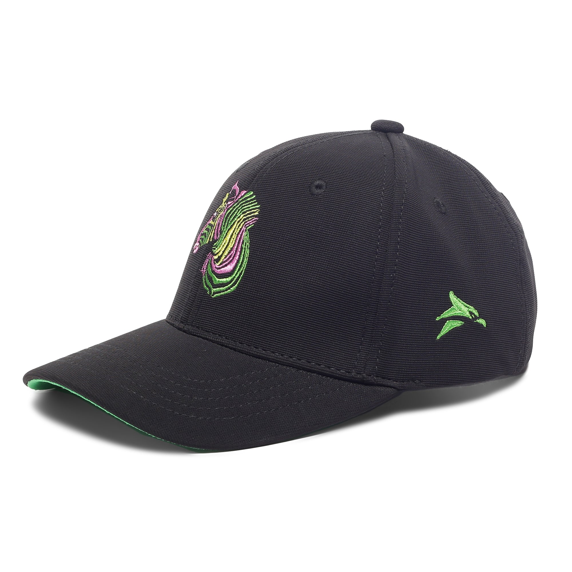 Zebra Embroidered Black Cap