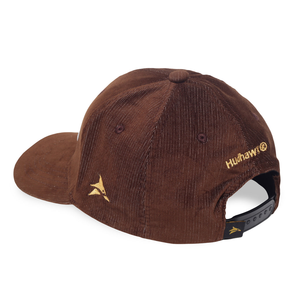Hawk Emblem Corduroy Cap