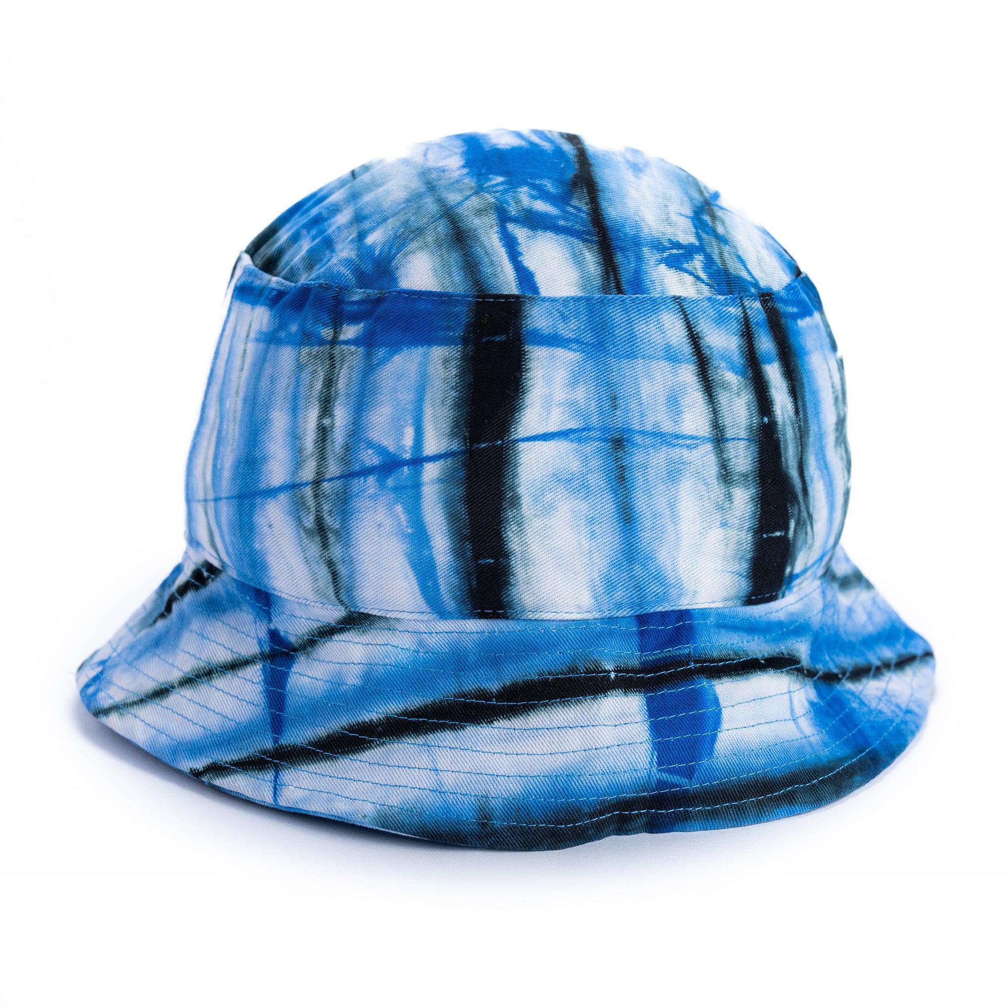 Blue Tie-Dye Bucket Hat