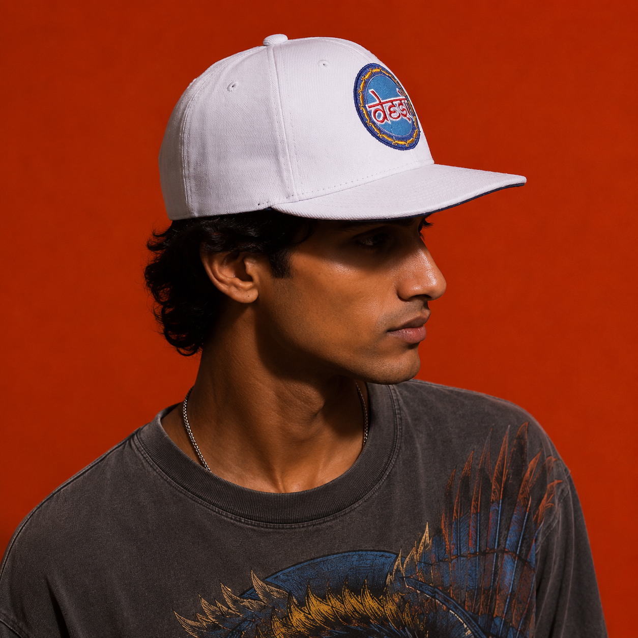 Desi Cap – White Classic