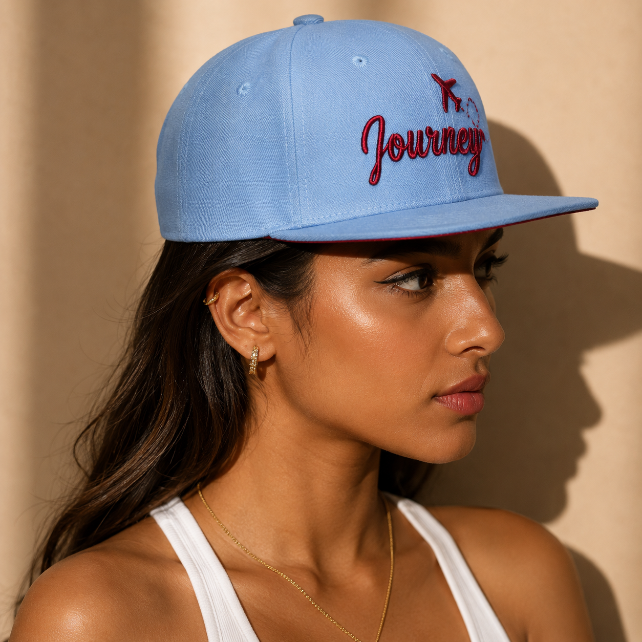 Sky Journey Embroidered Cap