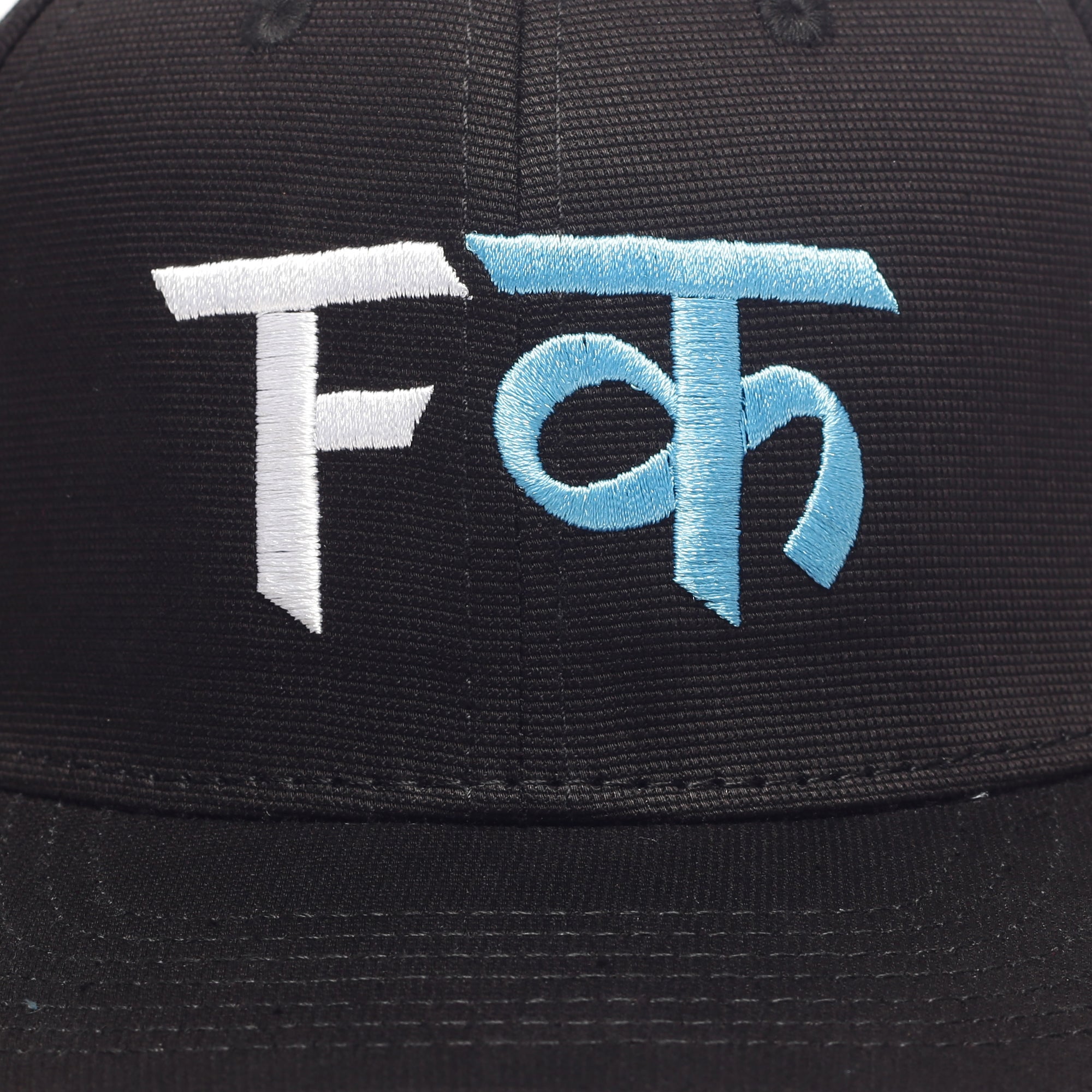 Black Embroidered Cap