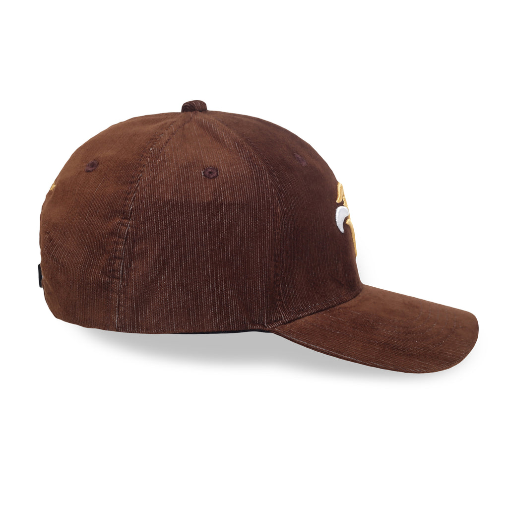 Hawk Emblem Corduroy Cap