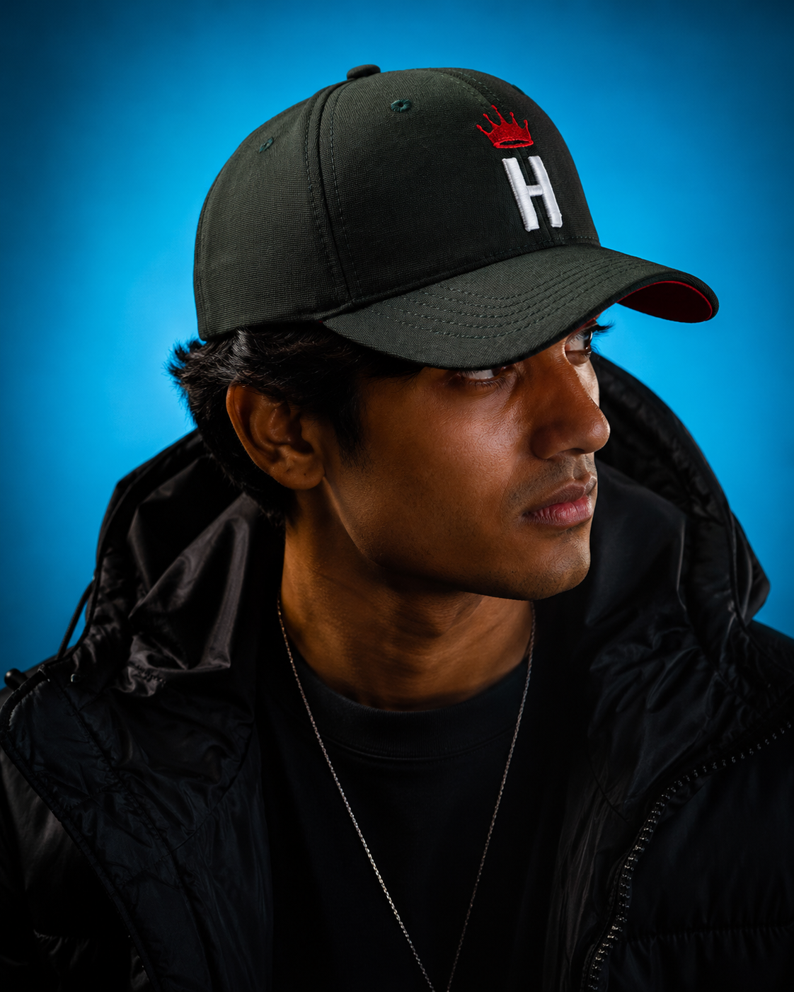 Crowned H Cap