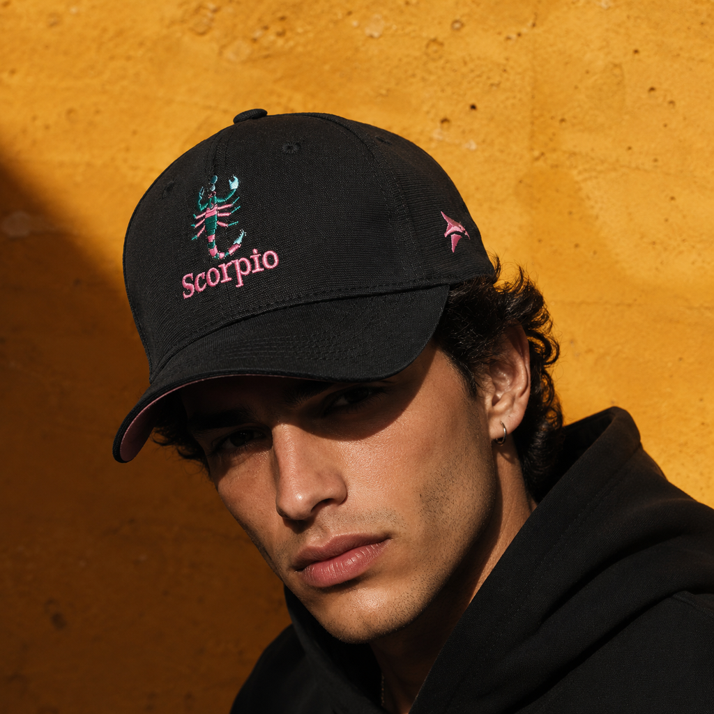 Scorpio Zodiac Embroidered Cap