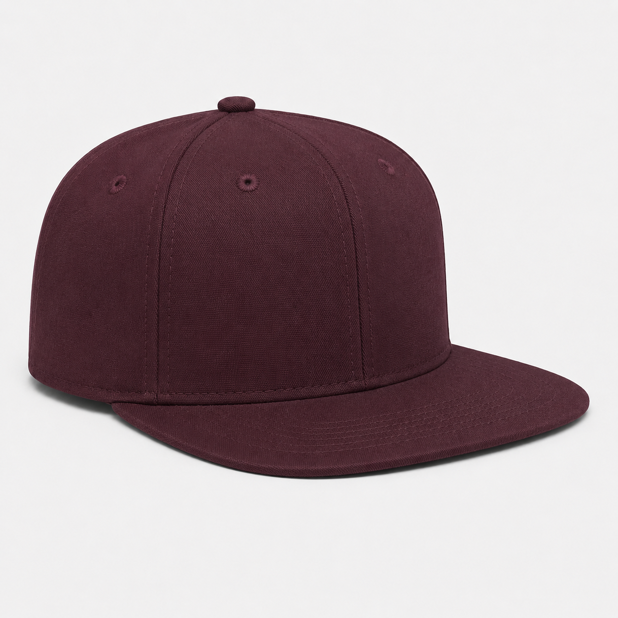 Classic Maroon Flat Cap
