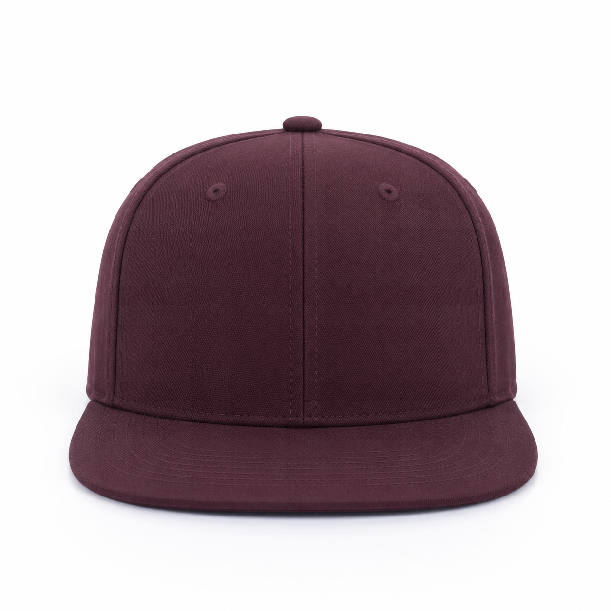 Classic Maroon Flat Cap