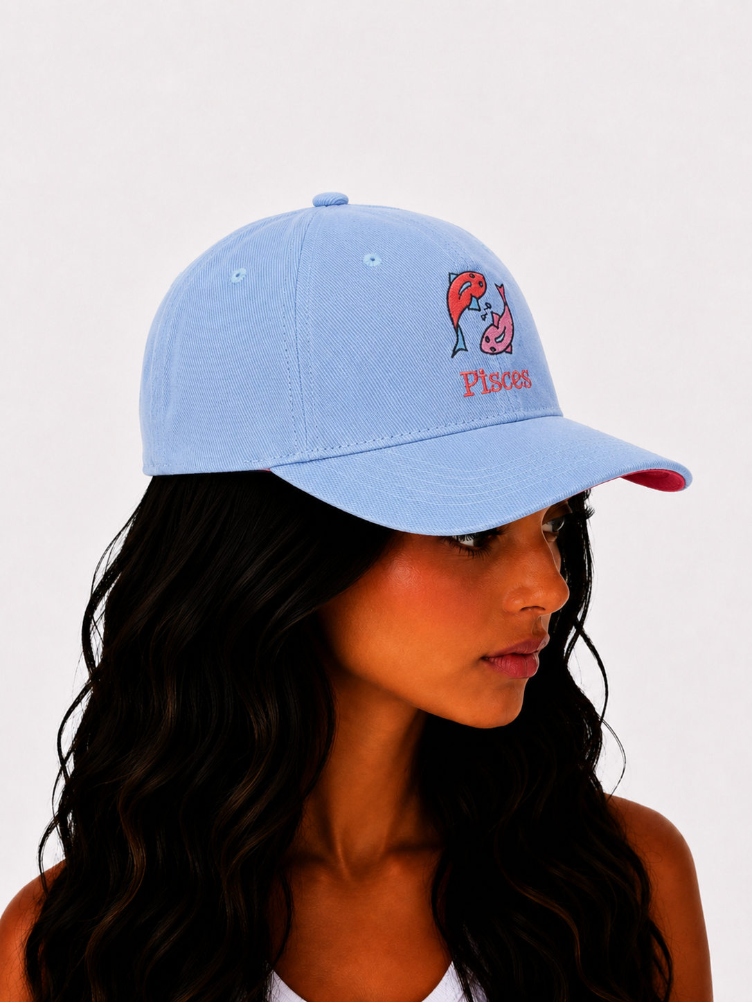Pisces Zodiac Embroidered Cap