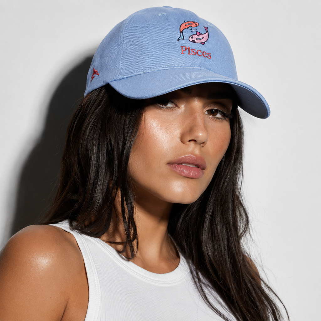 Pisces Zodiac Embroidered Cap