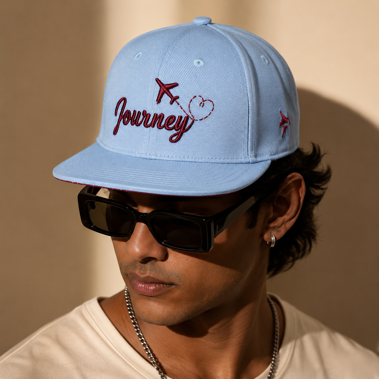 Sky Journey Embroidered Cap